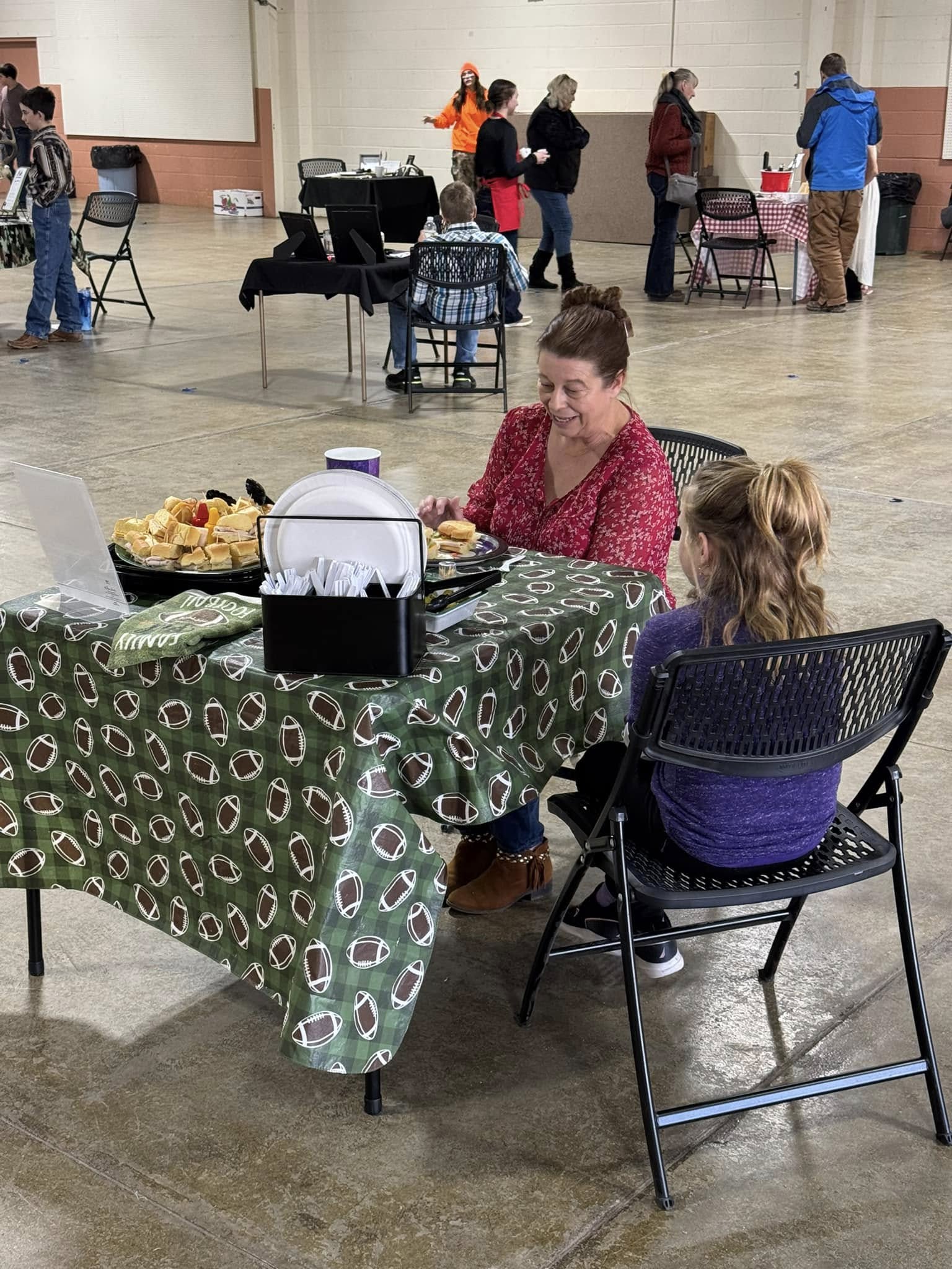 Community gathering at Wolf Creek Senior Club